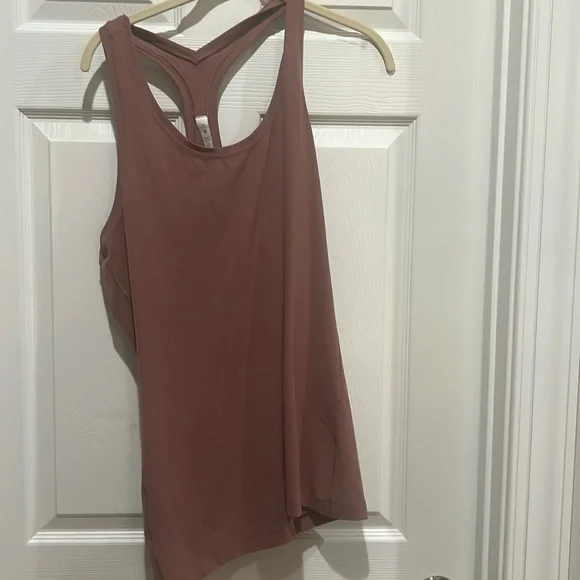 Lululemon Cool Racerback Tank Nulu, NWT, Dusty Pink, Size 18 #716 - Picture 1 of 3